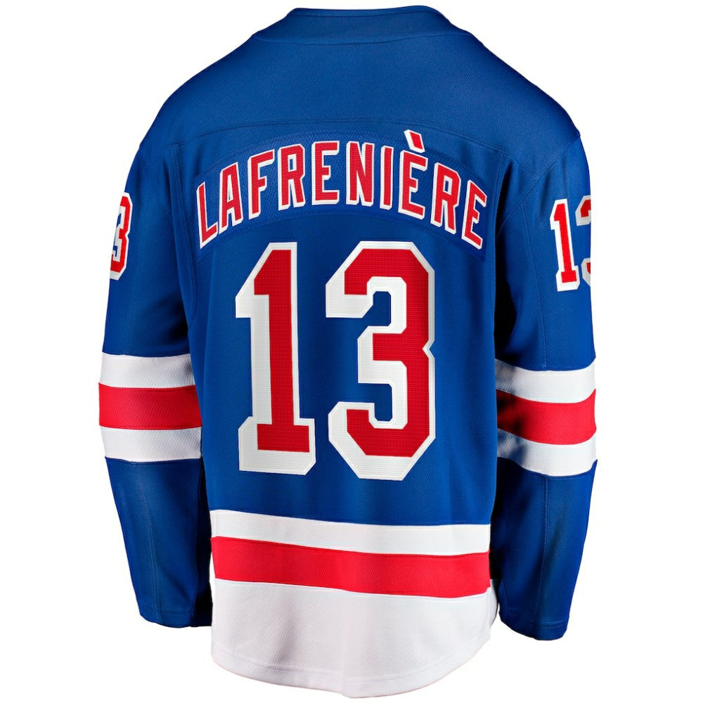 Alexis Lafreniere New York Rangers Fanatics Home Breakaway Jersey - Blue - NHL 4107069