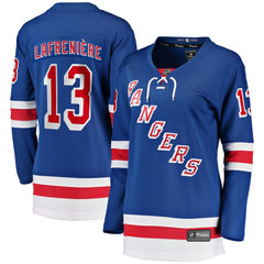 Alexis Lafrenière New York Rangers Fanatics Women's Breakaway Player Jersey - Blue - NHL 4107070