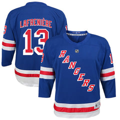 Alexis Lafreniere New York Rangers Youth Home Replica Player Jersey - Blue - NHL 4107109