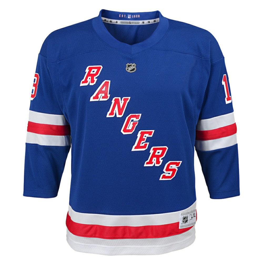 Alexis Lafreniere New York Rangers Youth Home Replica Player Jersey - Blue - NHL 4107109