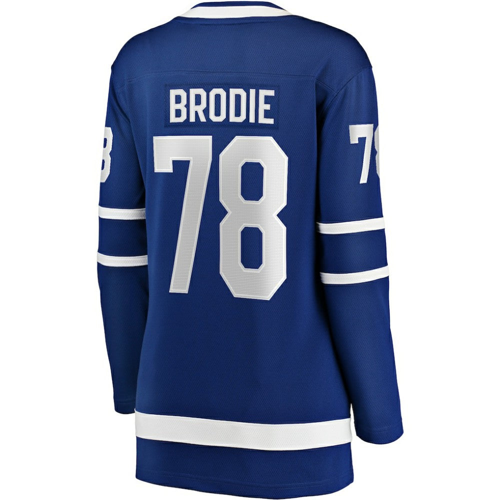 TJ Brodie Toronto Maple Leafs Fanatics Women's Breakaway Player Jersey - Blue - NHL 4107447
