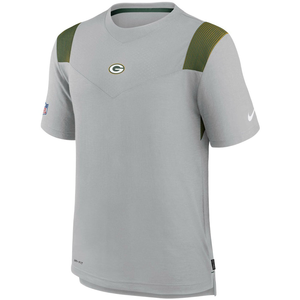 Nike Green Bay Packers Sideline Player UV Performance T-Shirt Gray