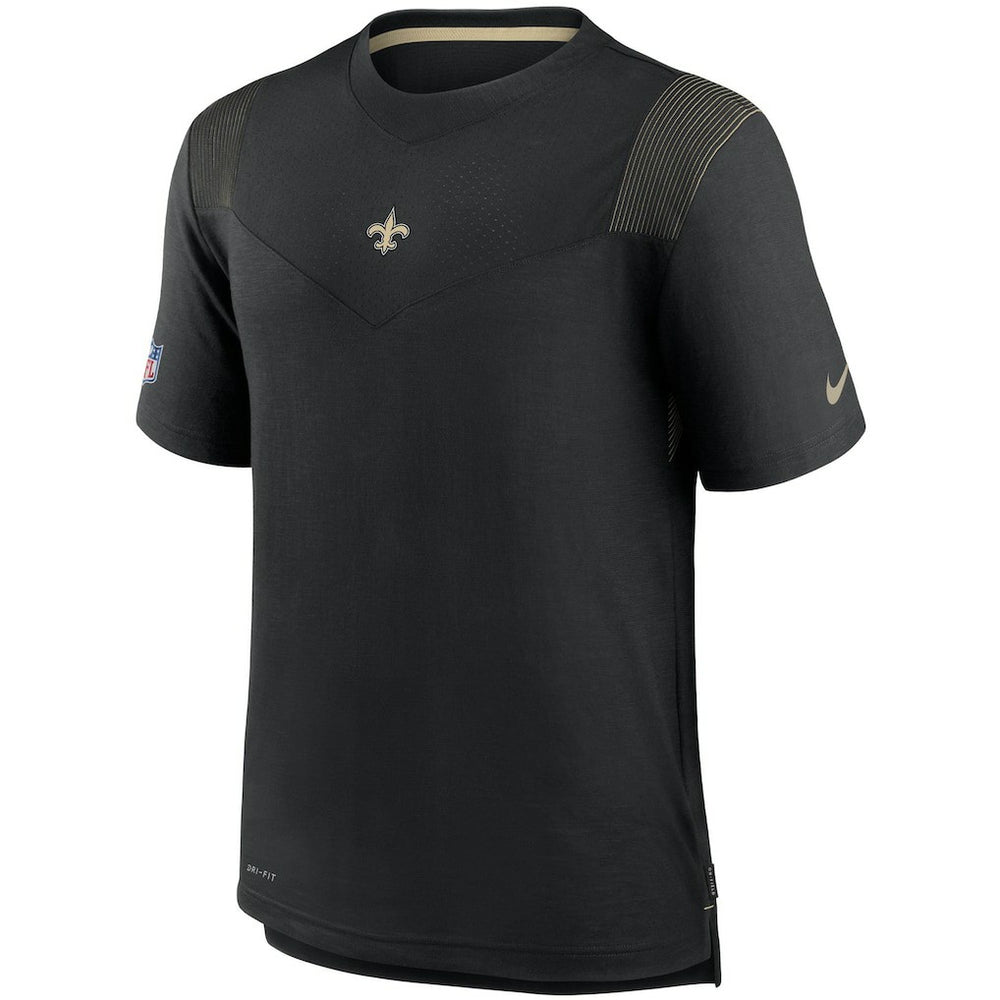 Nike New Orleans Saints Sideline Player UV Performance T-Shirt Black