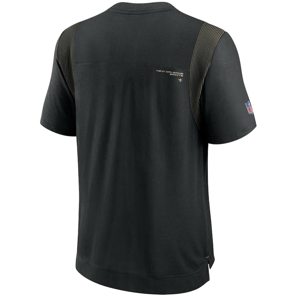 Nike New Orleans Saints Sideline Player UV Performance T-Shirt Black