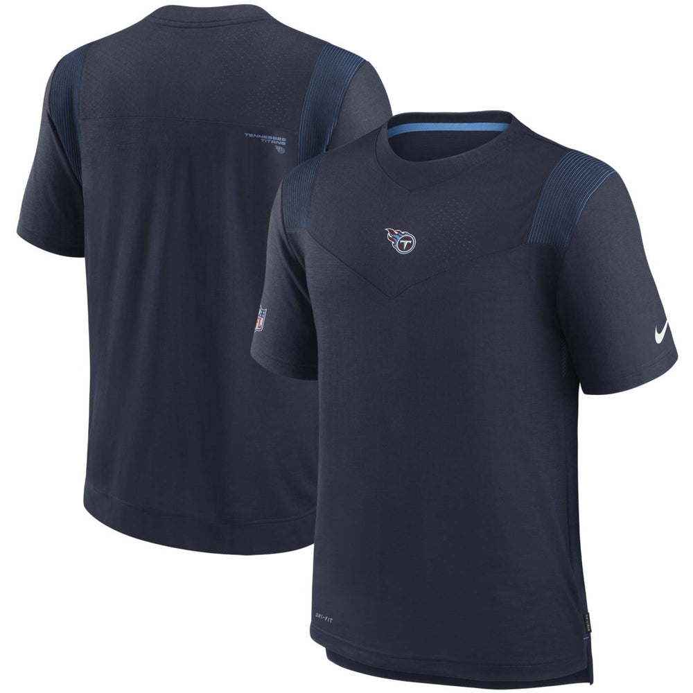 Nike Tennessee Titans Sideline Player UV Performance T-Shirt Navy