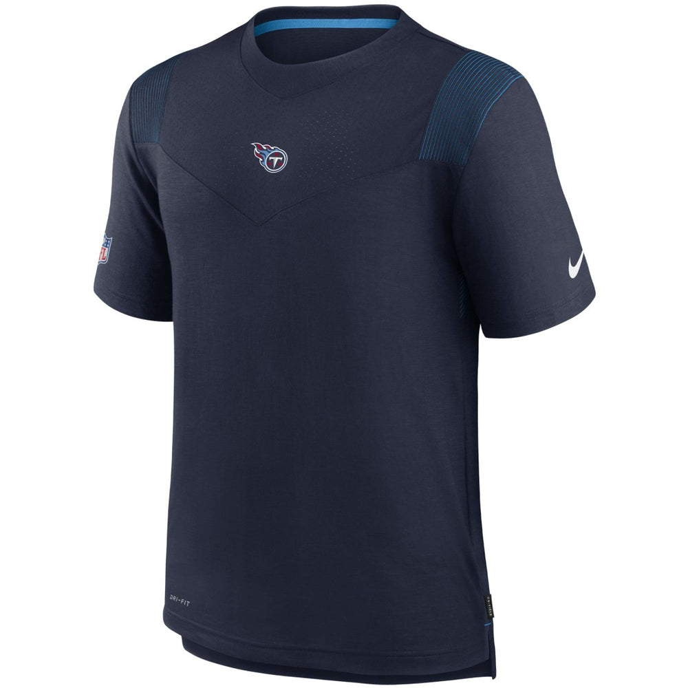 Nike Tennessee Titans Sideline Player UV Performance T-Shirt Navy