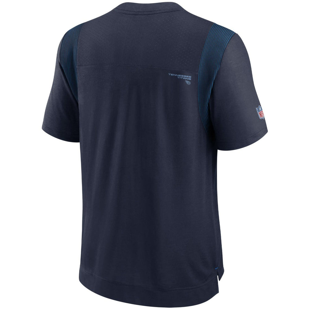 Nike Tennessee Titans Sideline Player UV Performance T-Shirt Navy