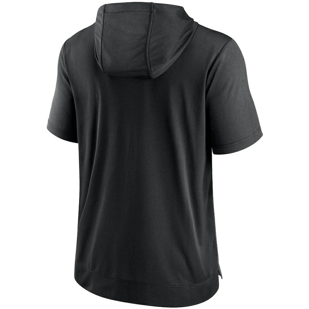 Nike Las Vegas Raiders Performance Hoodie T-Shirt Heathered Charcoal/Black