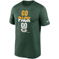 Nike Green Bay Packers Legend Local Phrase Performance T-Shirt Green