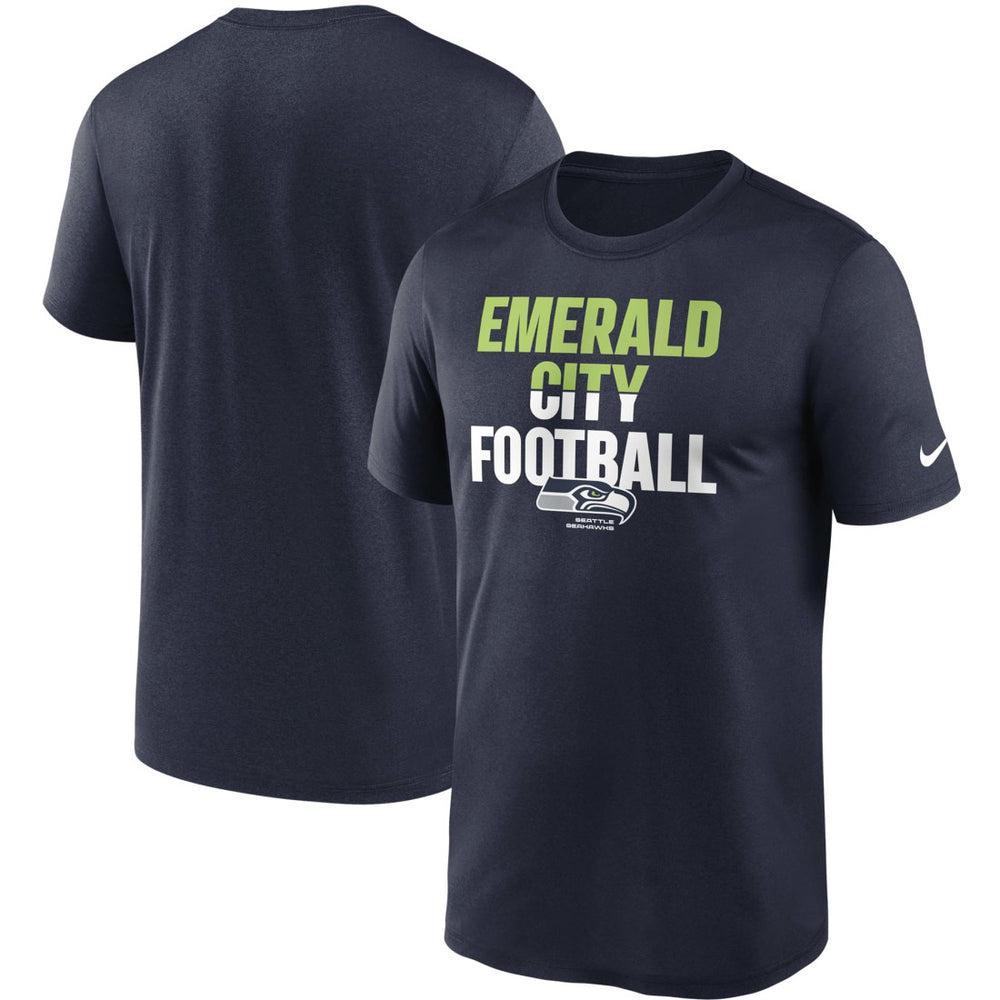 Nike Seattle Seahawks Legend Local Phrase Performance T-Shirt College Navy