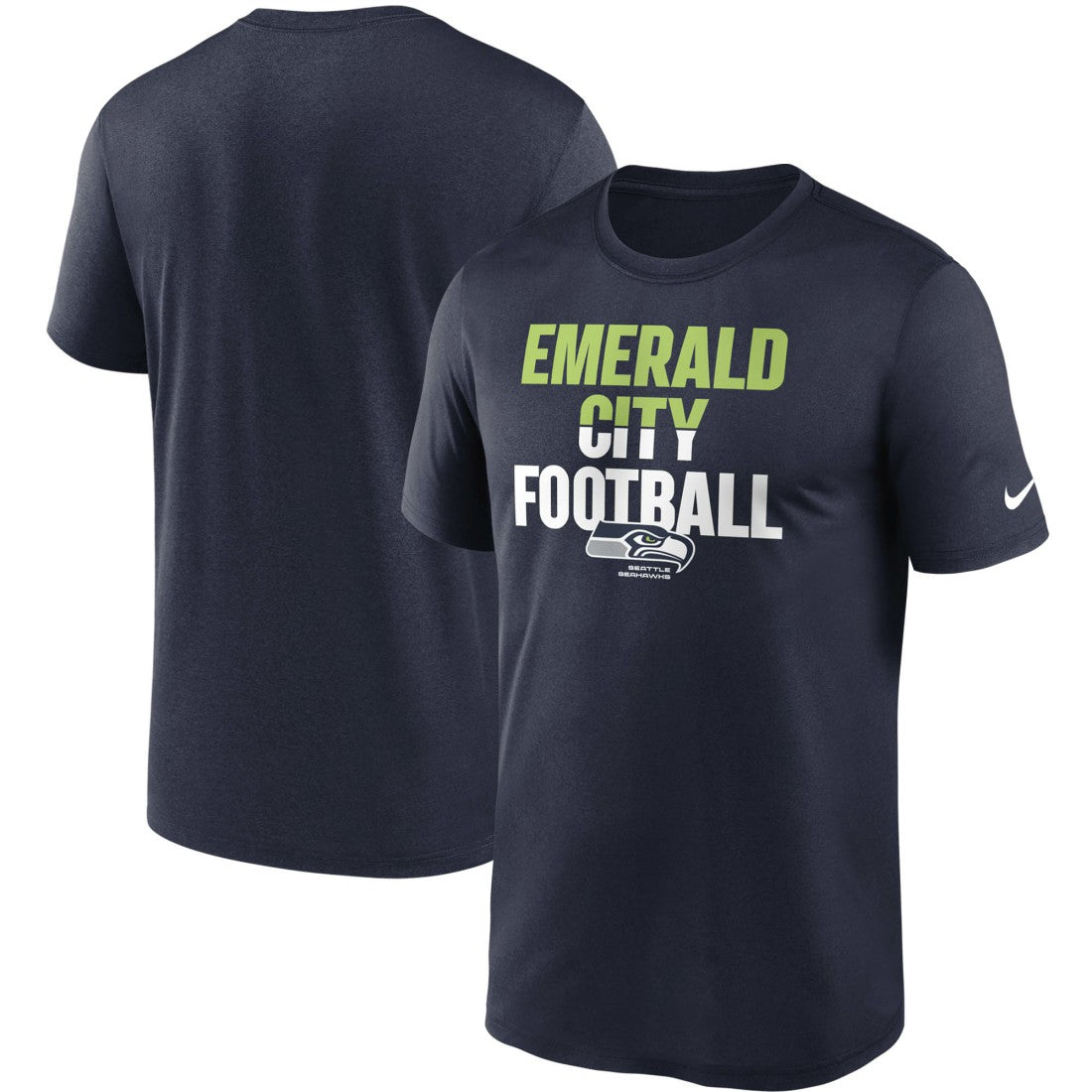 Nike Seattle Seahawks Legend Local Phrase Performance T-Shirt College Navy
