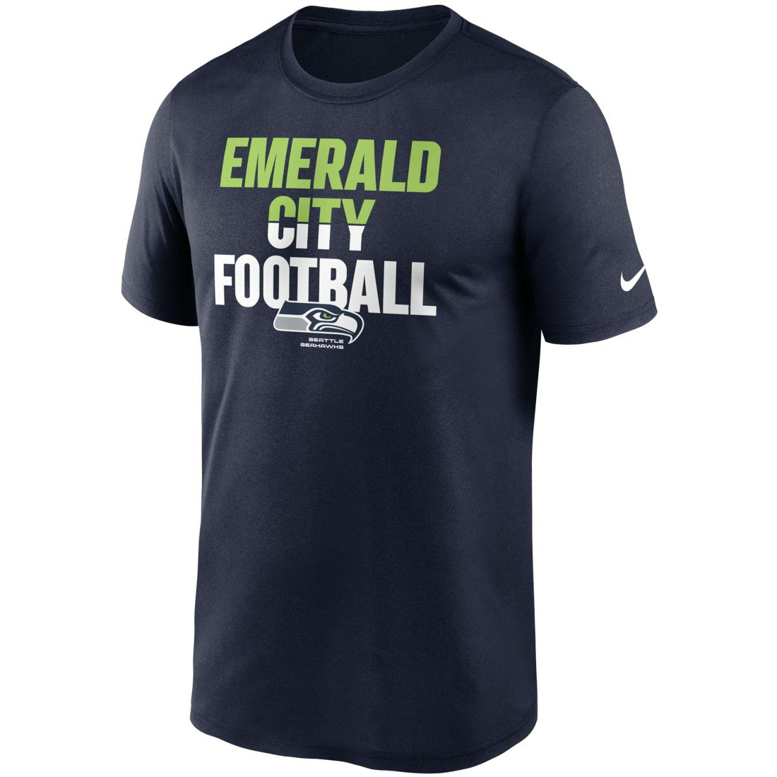 Nike Seattle Seahawks Legend Local Phrase Performance T-Shirt College Navy