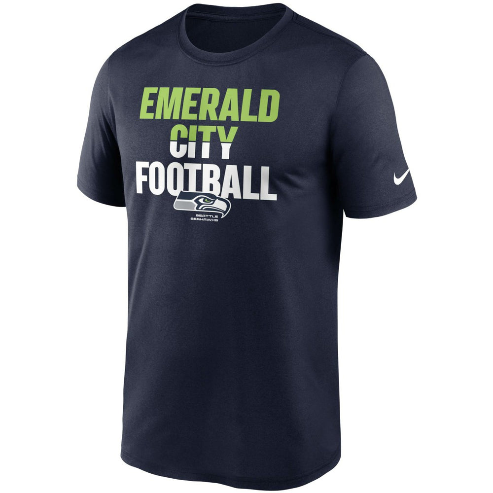 Nike Seattle Seahawks Legend Local Phrase Performance T-Shirt College Navy