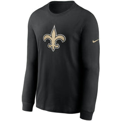 Nike New Orleans Saints Primary Logo Long Sleeve T-Shirt Black