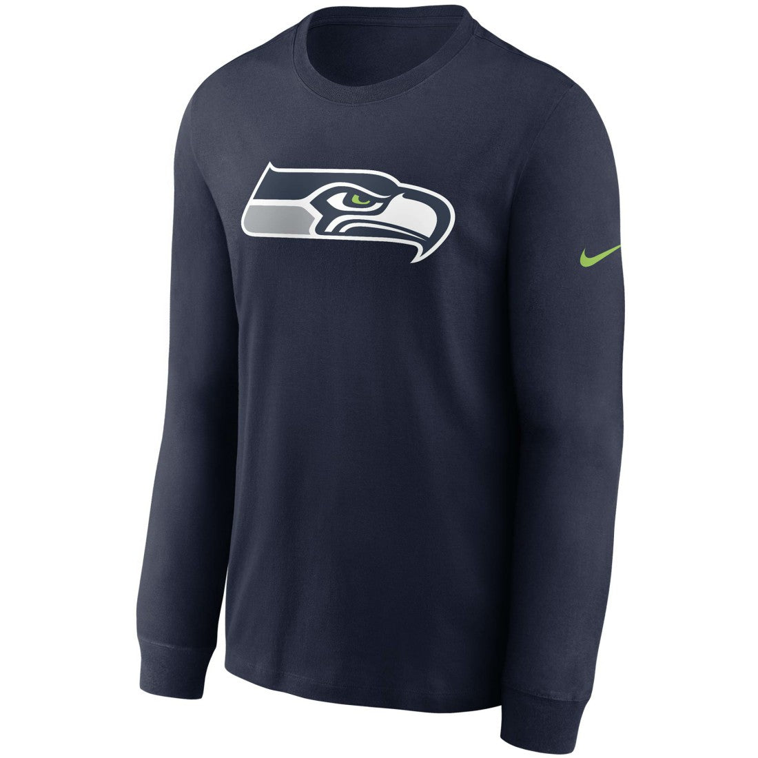 Nike Seattle Seahawks Primary Logo Long Sleeve T-Shirt College Navy