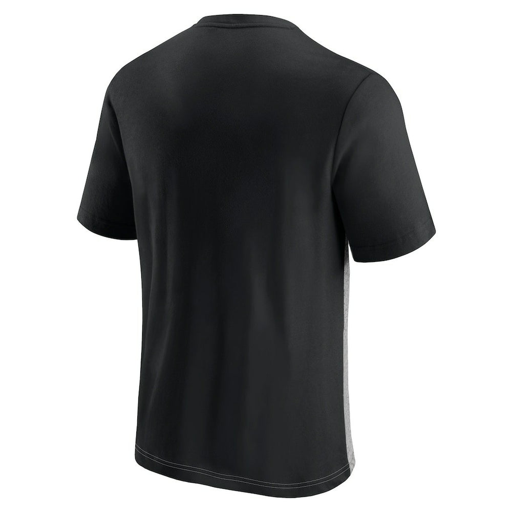 Fanatics Jacksonville Jaguars Colorblock T-Shirt Black/Heathered Gray
