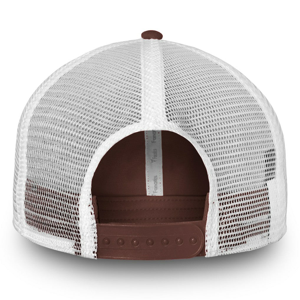 Fanatics Cleveland Browns Fundamental Trucker Unstructured Adjustable Hat Brown/White