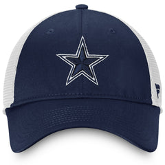 Fanatics Dallas Cowboys Fundamental Trucker Unstructured Adjustable Hat Navy/White
