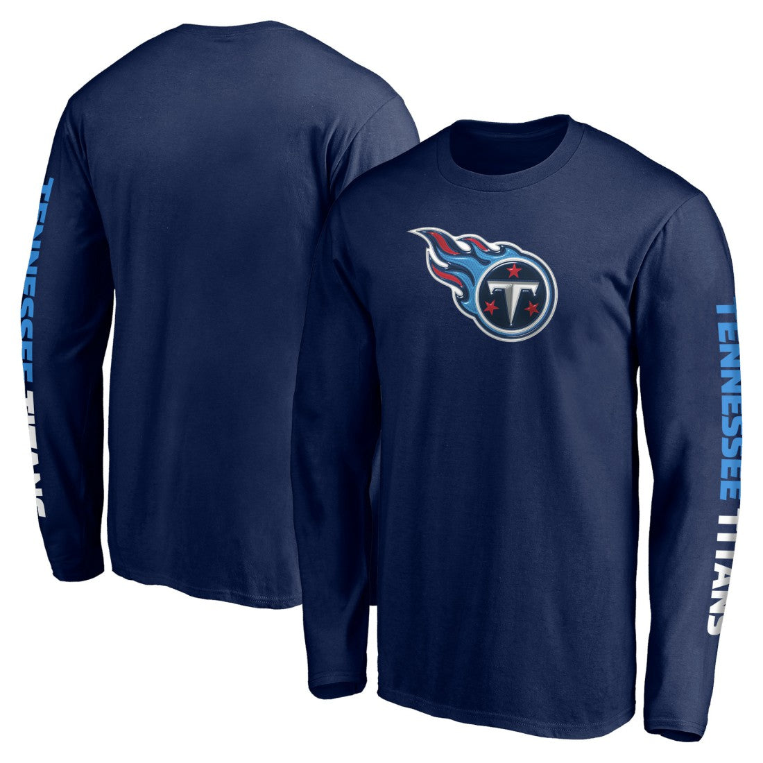 Fanatics Tennessee Titans Front Runner Long Sleeve T-Shirt Navy