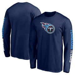 Fanatics Tennessee Titans Front Runner Long Sleeve T-Shirt Navy