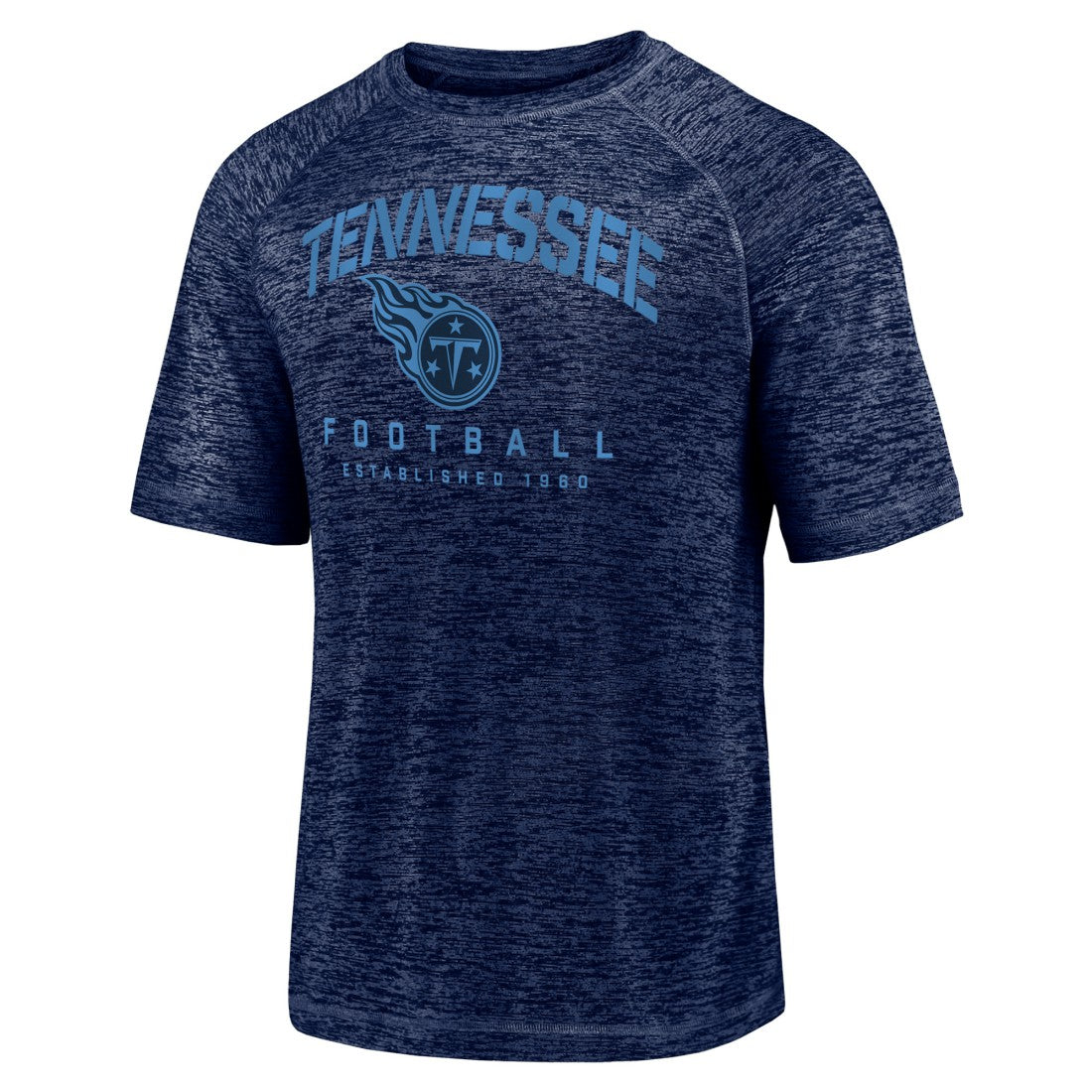 Fanatics Tennessee Titans Shade Battle Ready Raglan Space-Dye T-Shirt Navy