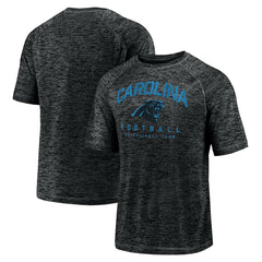 Fanatics Carolina Panthers Shade Battle Ready Raglan Space-Dye T-Shirt Black