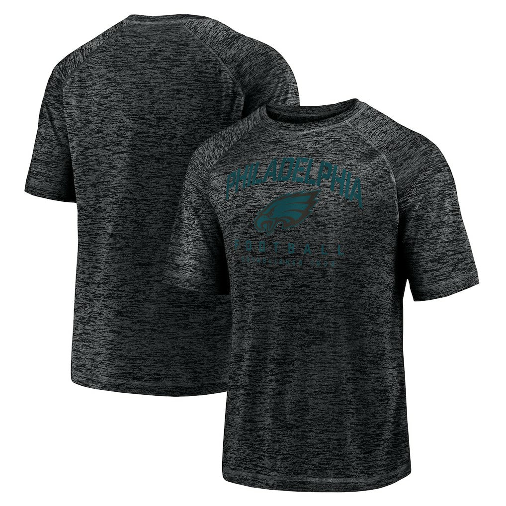 Fanatics Philadelphia Eagles Shade Battle Ready Raglan Space-Dye T-Shirt Black