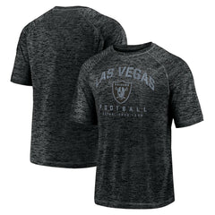 Fanatics Las Vegas Raiders Shade Battle Ready Raglan Space-Dye T-Shirt Black
