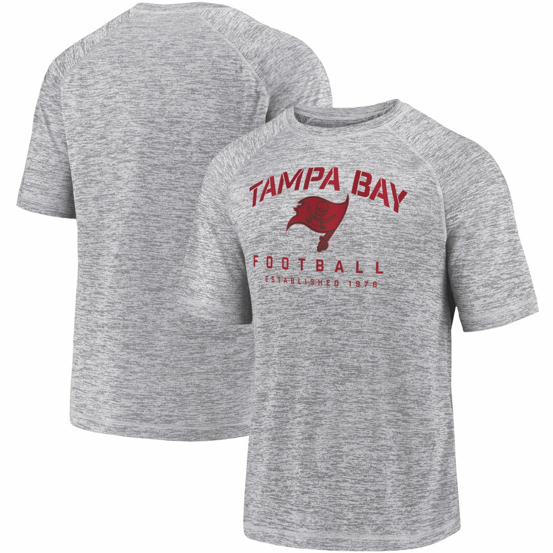 Fanatics Tampa Bay Buccaneers Shade Battle Ready Raglan Space-Dye T-Shirt Gray