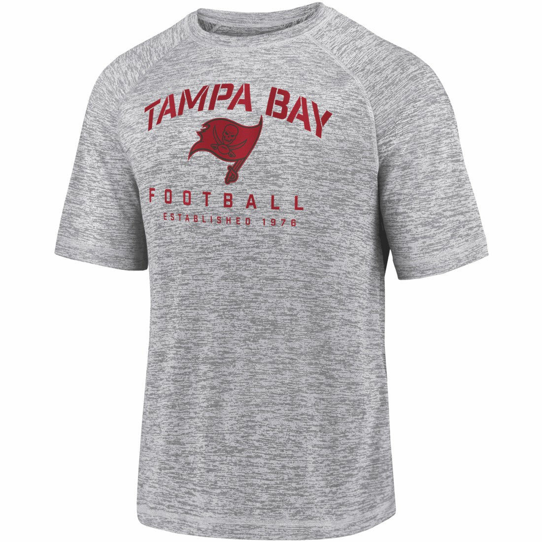 Fanatics Tampa Bay Buccaneers Shade Battle Ready Raglan Space-Dye T-Shirt Gray