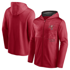 Fanatics Tampa Bay Buccaneers Defender Full-Zip Hoodie Jacket Red