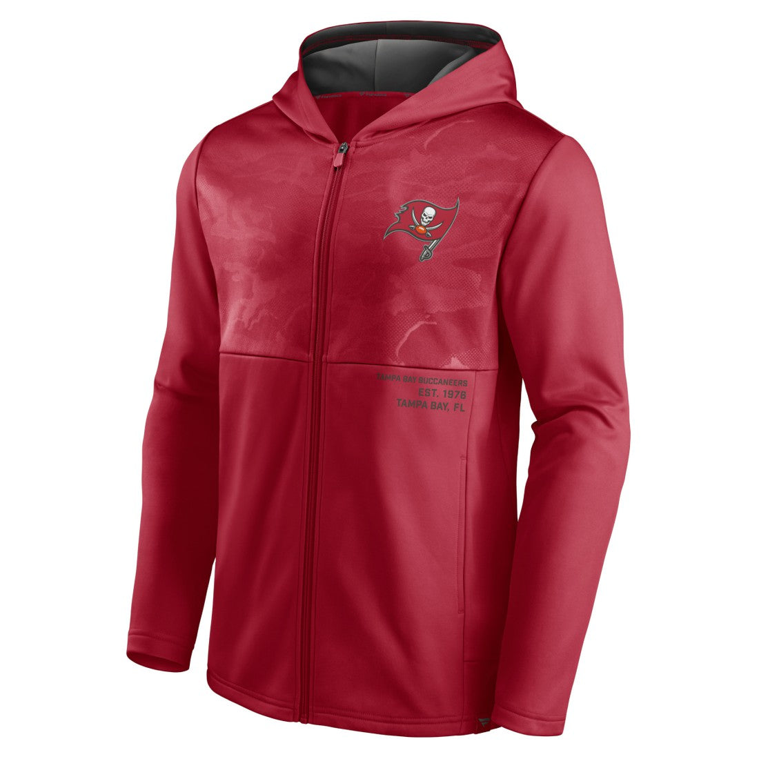 Fanatics Tampa Bay Buccaneers Defender Full-Zip Hoodie Jacket Red