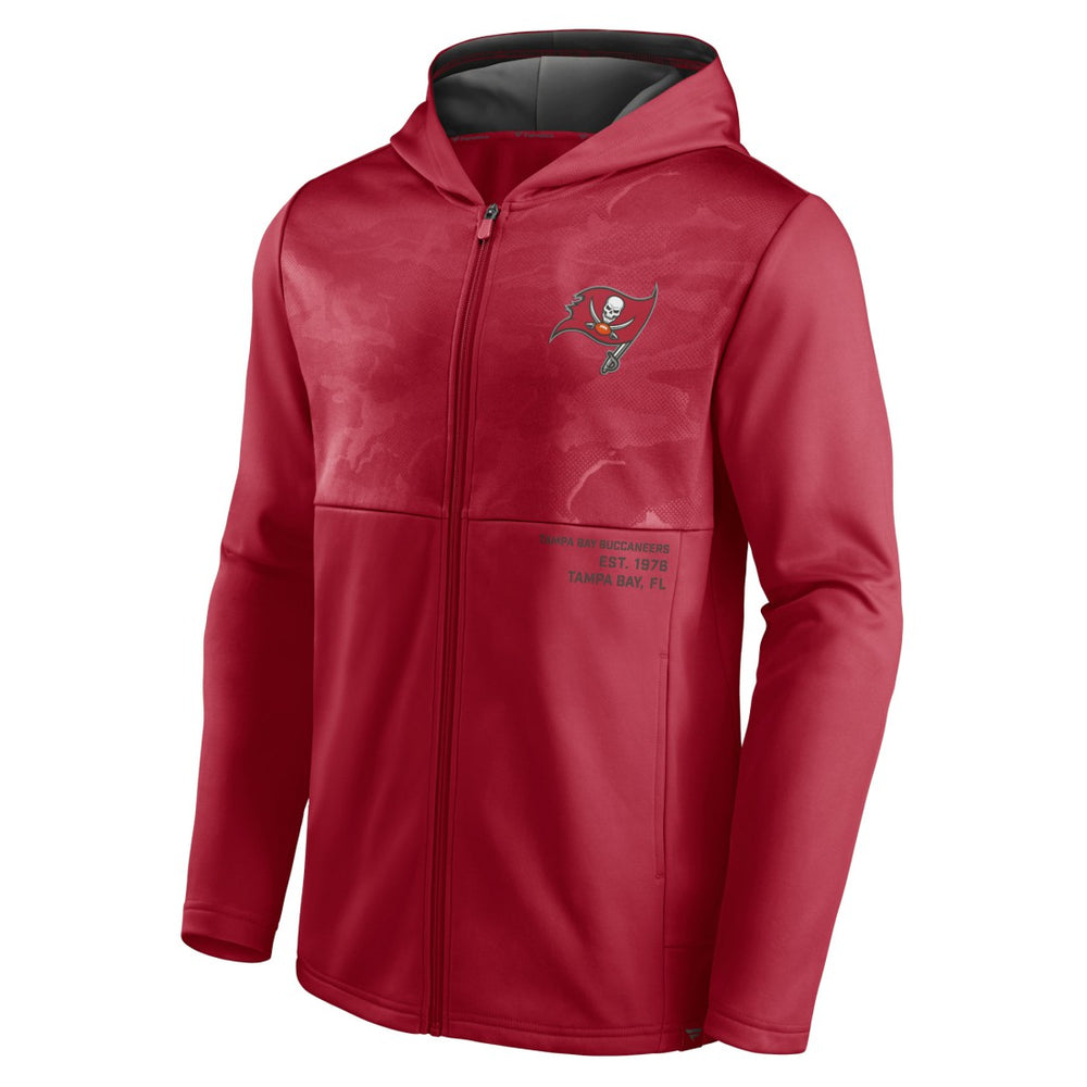 Fanatics Tampa Bay Buccaneers Defender Full-Zip Hoodie Jacket Red