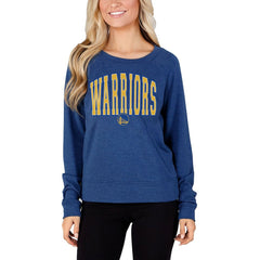 Golden State Warriors Concepts Sport Women's Mainstream Terry Long Sleeve Top Royal