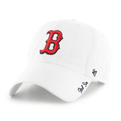 Boston Red Sox '47 Women's Miata Clean Up Adjustable Hat - White - 47 brand on Sale