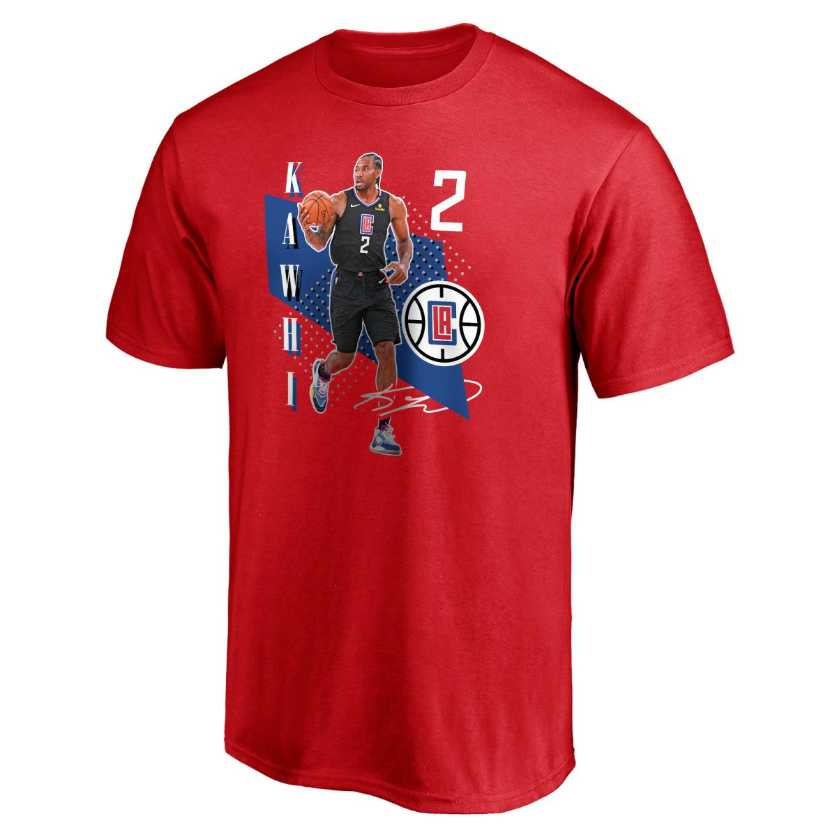 Kawhi Leonard LA Clippers Pick & Roll T-Shirt Red | Fanatics Lifestyle