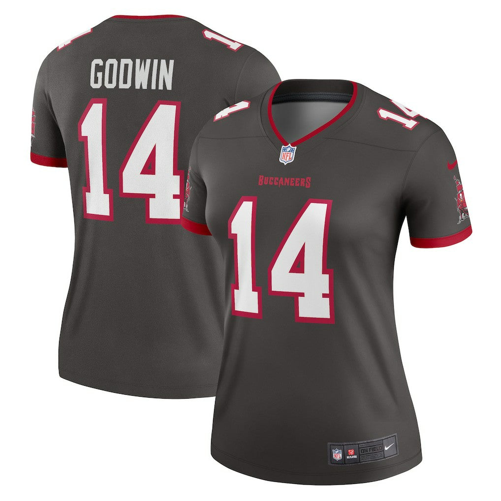Nike Chris Godwin Tampa Bay Buccaneers Women's Alternate Legend Player Performance Top Pewter