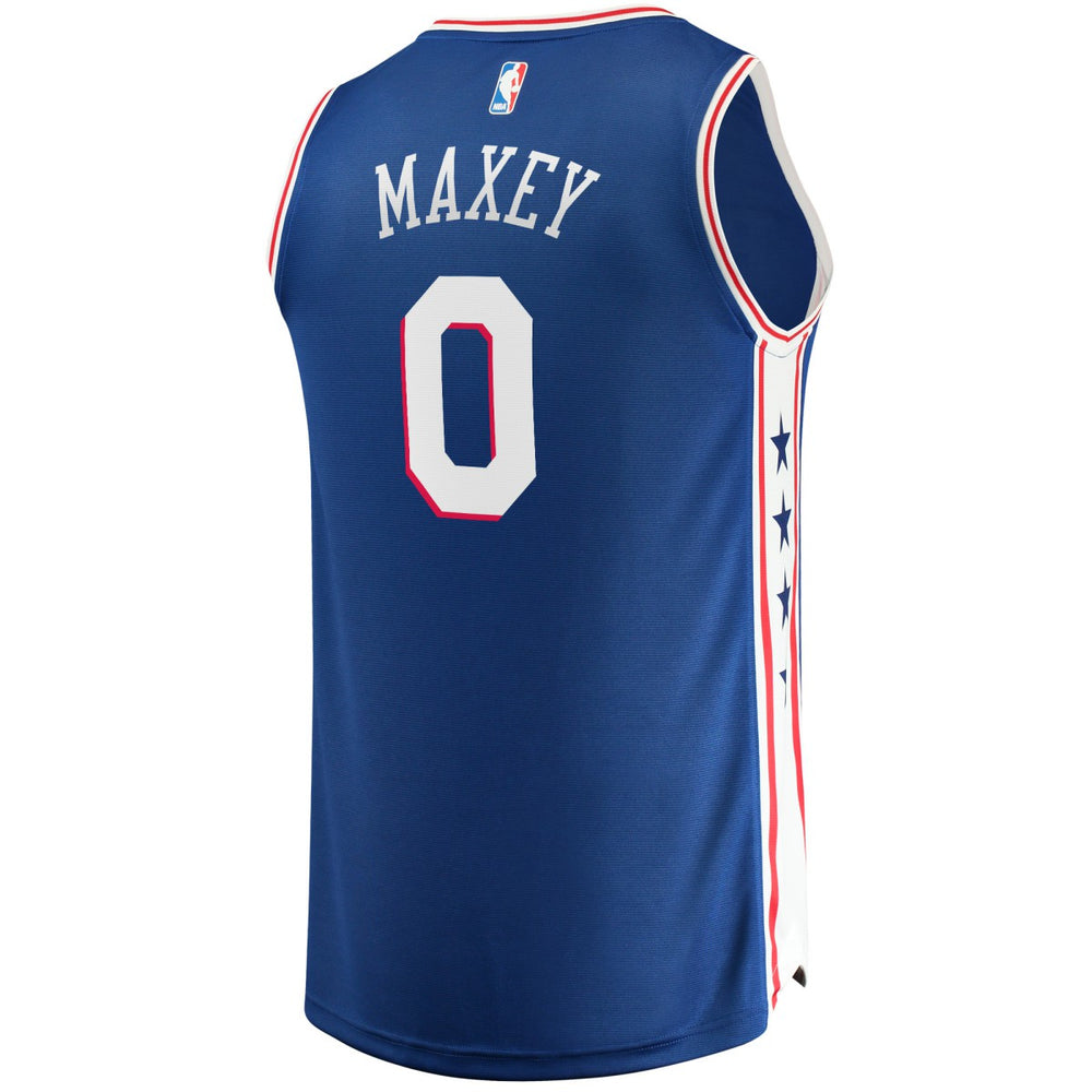 Tyrese Maxey Philadelphia 76ers Fast Replica Jersey Royal Icon Edition | Fanatics