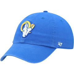 47 brand Los Angeles Rams '47 Clean Up Primary Logo Adjustable Hat Royal