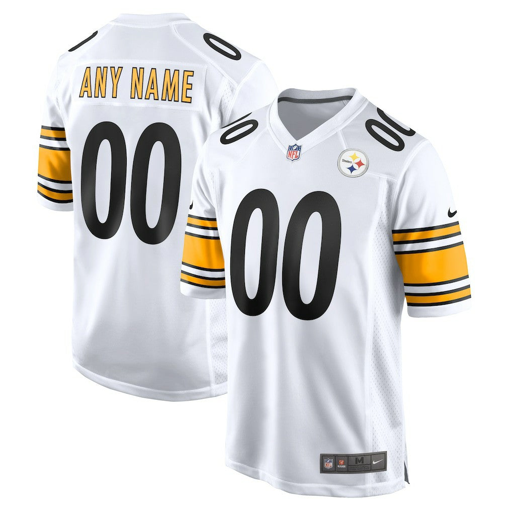 Nike Pittsburgh Steelers Game Custom Jersey White