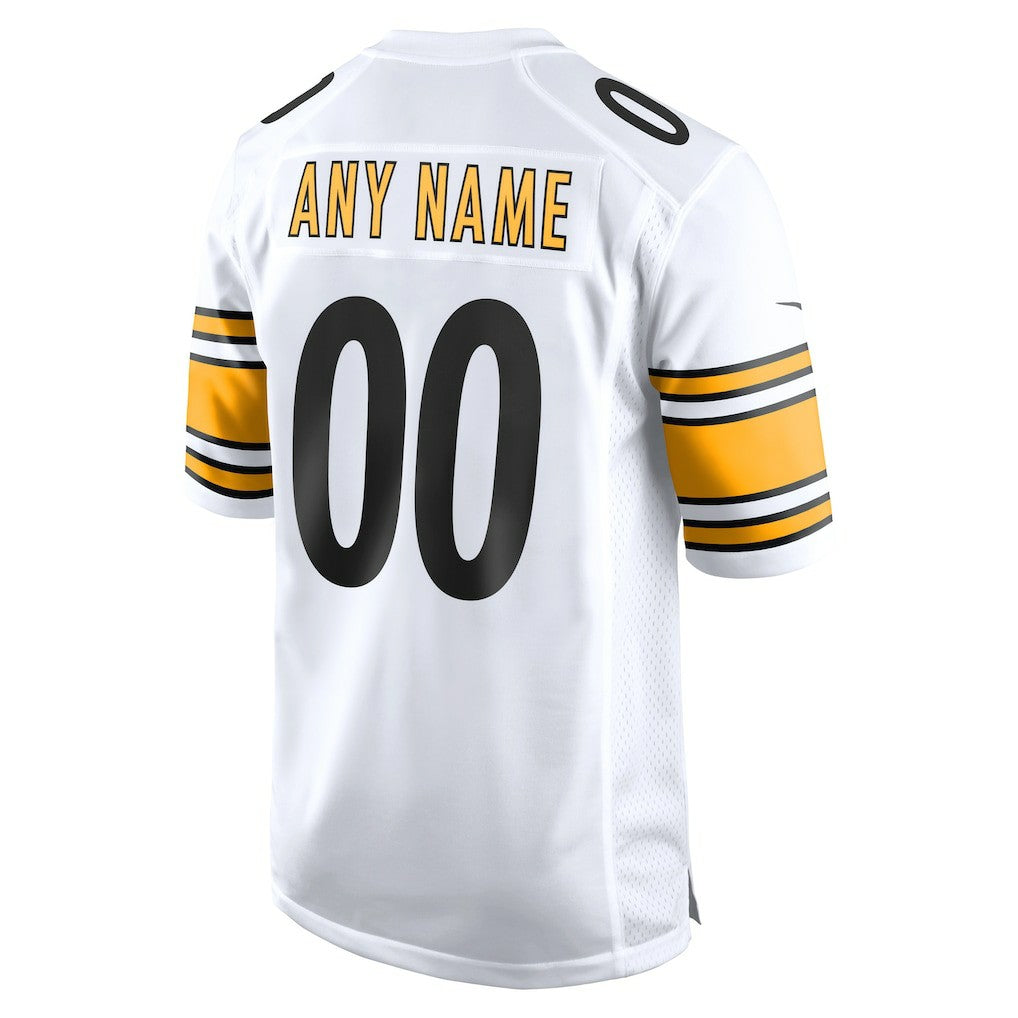 Nike Pittsburgh Steelers Game Custom Jersey White