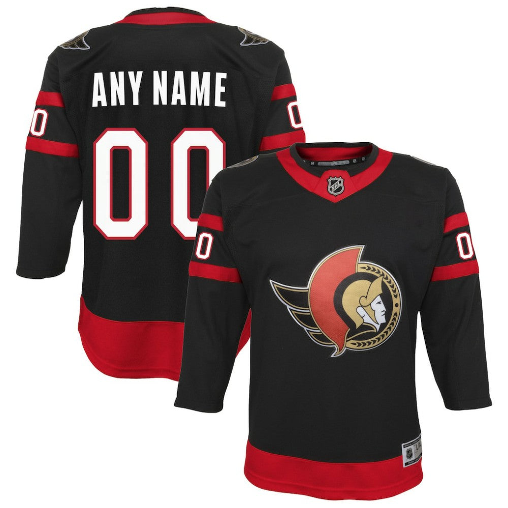 Ottawa Senators Youth Home Custom Premier Jersey - Black - NHL 4144074