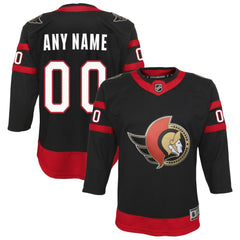 Ottawa Senators Youth Home Custom Premier Jersey - Black - NHL 4144074