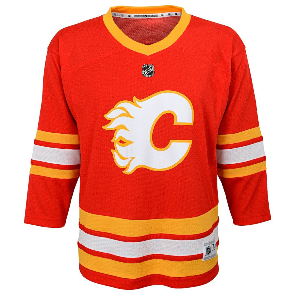 Calgary Flames Youth Home Replica Custom Jersey - Red - NHL 4144076