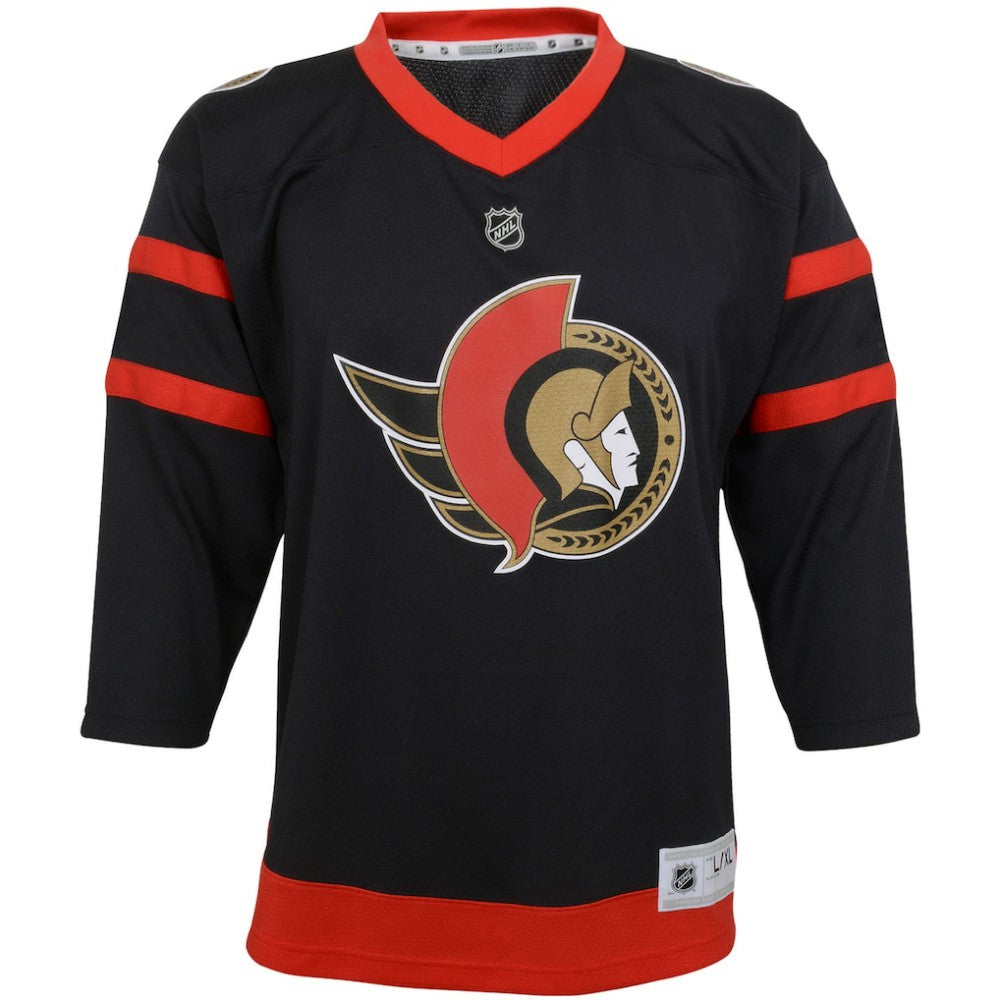 Ottawa Senators Youth Home Replica Custom Jersey - Black - NHL 4144078