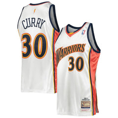 Stephen Curry Golden State Warriors 2009/10 Hardwood Classics Authentic Jersey for sale White | Mitchell & Ness Lifestyle