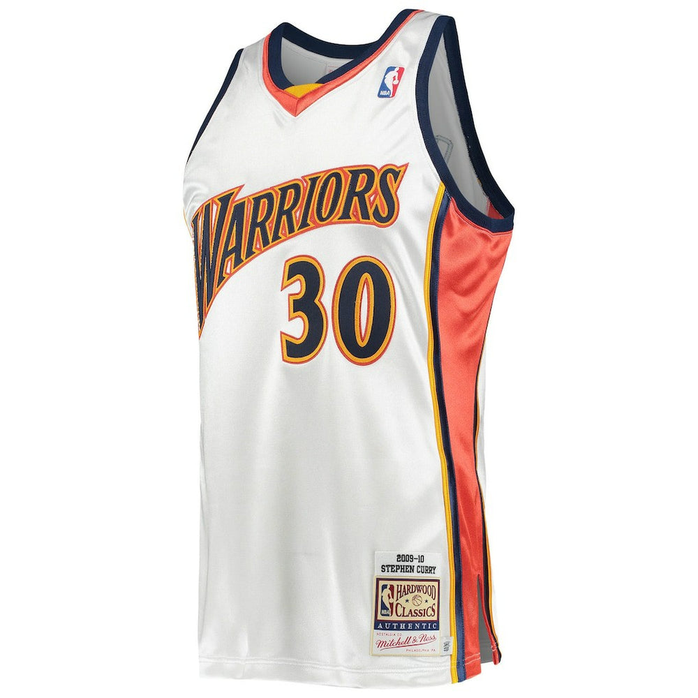 Stephen Curry Golden State Warriors 2009/10 Hardwood Classics Authentic Jersey for sale White | Mitchell & Ness Lifestyle