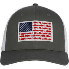 Columbia Dallas Cowboys PFG Fish Flag Flex Hat Gray