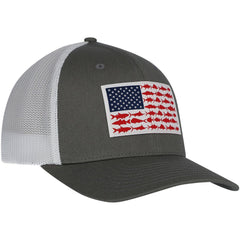 Columbia Dallas Cowboys PFG Fish Flag Flex Hat Gray