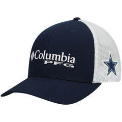 Columbia Dallas Cowboys PFG Flex Hat Navy/Gray